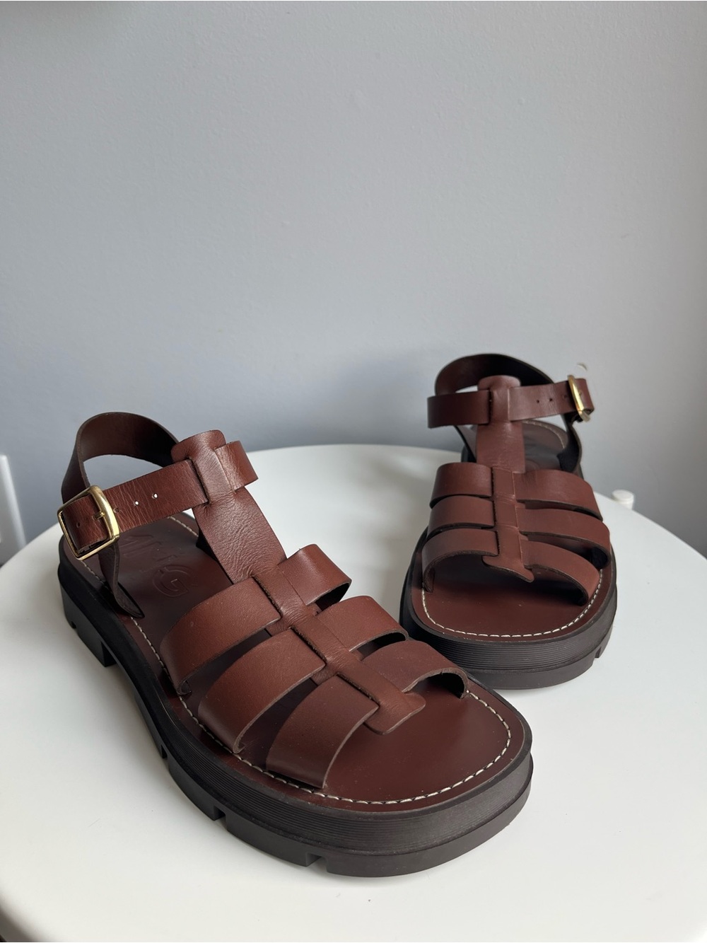 NWOT Mango woman’s Brown Fisherman Sandals